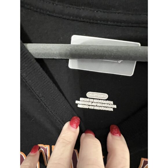 Virginia Tech Shirt Mens 2XL Black NCAA Football Captivating Graphic Tee New - Picture 4 of 8